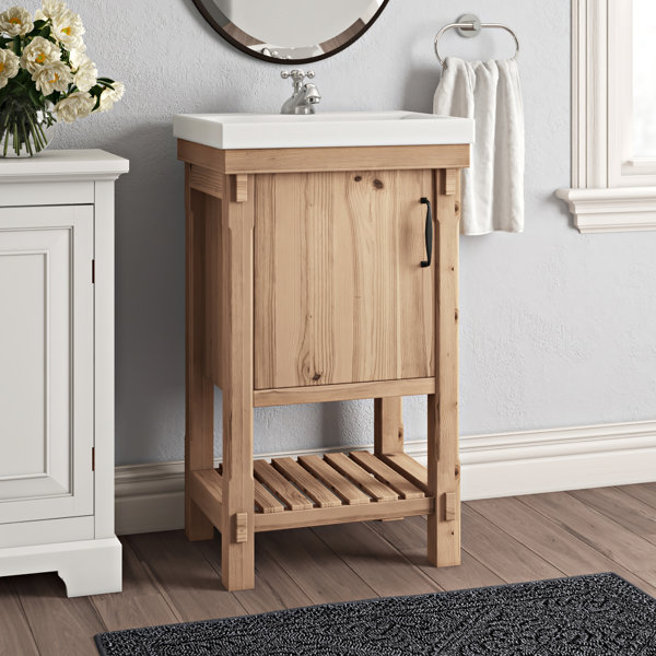 Union Rustic Whitten Rustic 20" Single Bathroom Vanity Set & Reviews